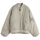 END. x Anglan Parachute Ruched Bomber Jacket in Grey 
