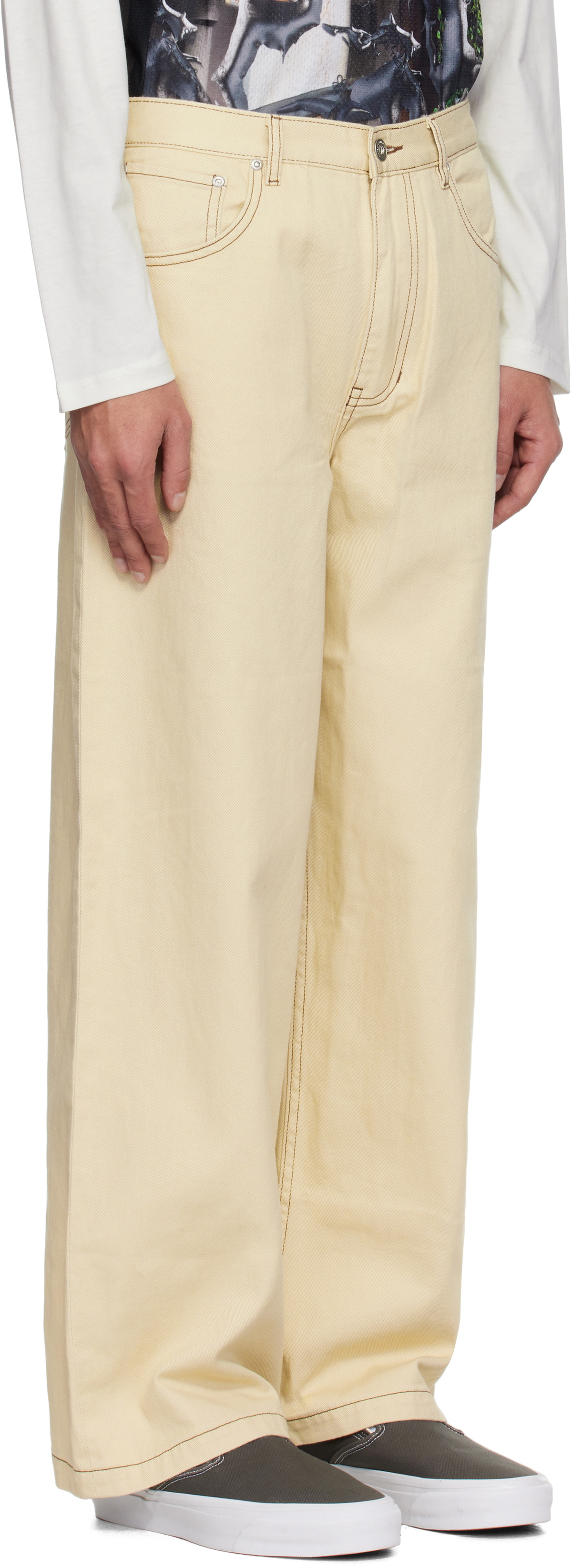 Perks and Mini Beige Alto Jeans