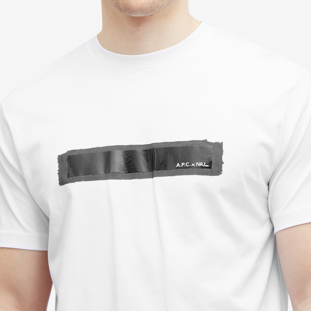 A.P.C. Men's x Natacha Ramsay Levi Jean T-Shirt in White A.P.C.