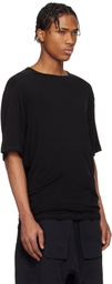 Professor.E Black Semi-Sheer T-shirt