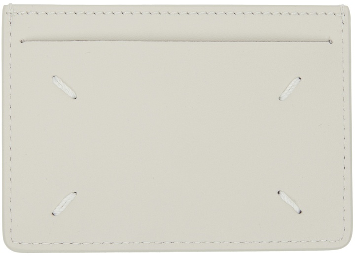 Photo: Maison Margiela Off-White Leather Cardholder