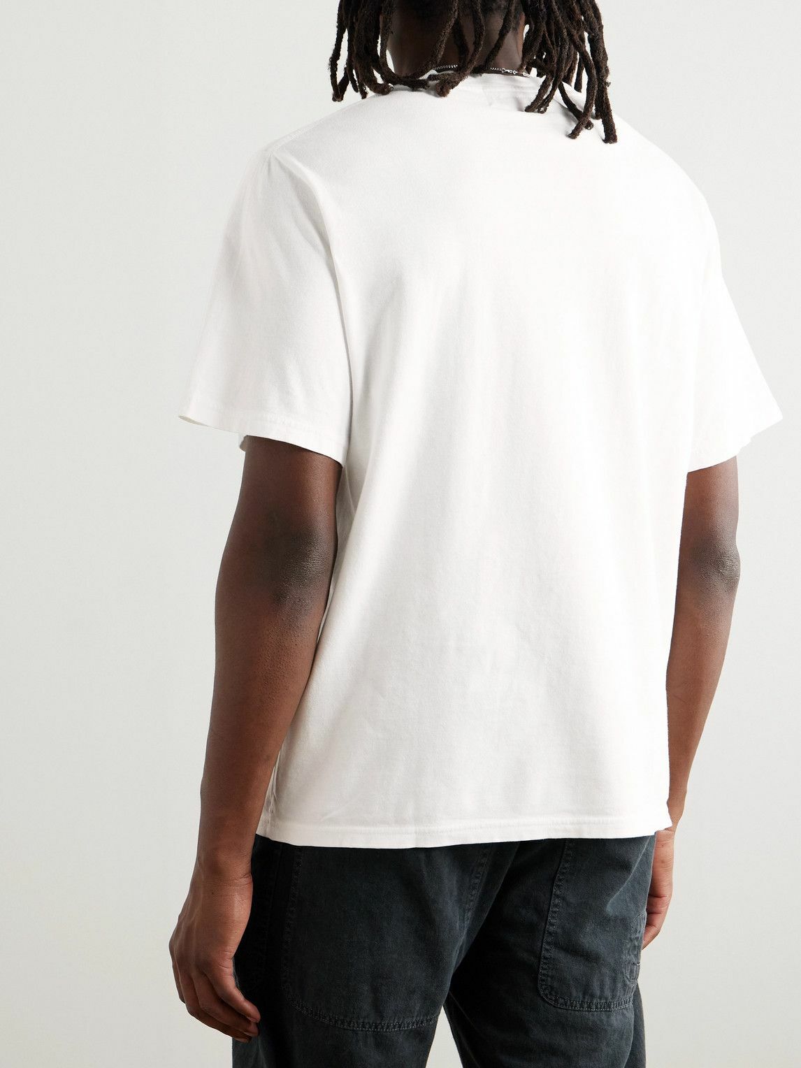Remi Relief - Michigan Slim-Fit Printed Cotton-Jersey T-Shirt