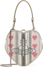 Vivienne Westwood Off-White Belle Heart Frame Bag