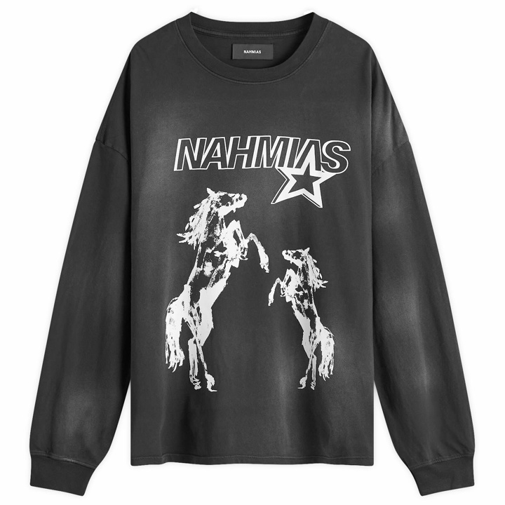 Photo: Nahmias Men's Horses Long Sleeve T-Shirt