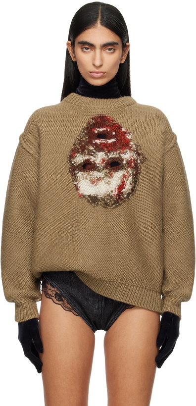 Photo: doublet Beige Acting Zombie Sweater
