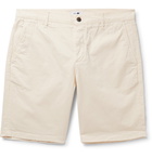 NN07 - Crown Slim-Fit Stretch-Cotton Twill Shorts - Neutrals