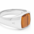 Tom Wood Men's Kay Ring in Tiger Eye