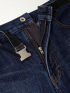 Sacai - Belted Wide-Leg Jeans - Blue