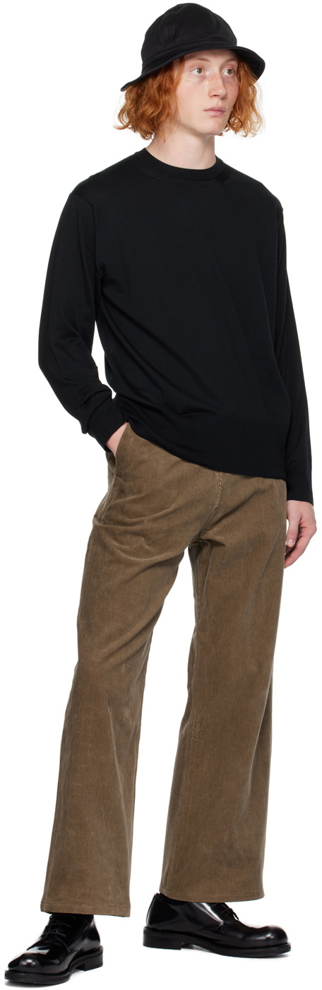 トップス Taiga Takahashi Lot 510 Silk Cotton Knit Taiga Takahashi Black Lot. 510 Sweater Taiga Takahashi