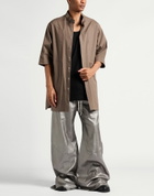 Rick Owens Mens Shirt in Taupe