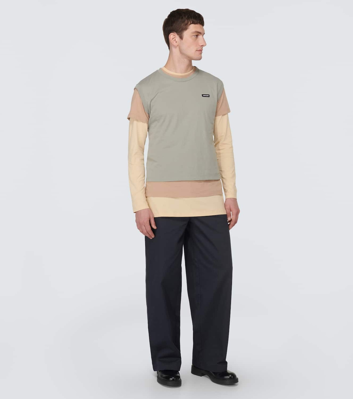 Miu Miu Set of 3 cotton jersey T-shirts