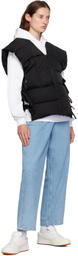 Kenzo Black Kenzo Paris Sleeveless Puffer Jacket