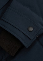 Canada Goose Women's Small Blue Shelburne Hooded Arctic-Tech Parka Coat Water-Repellent & Fully Lined