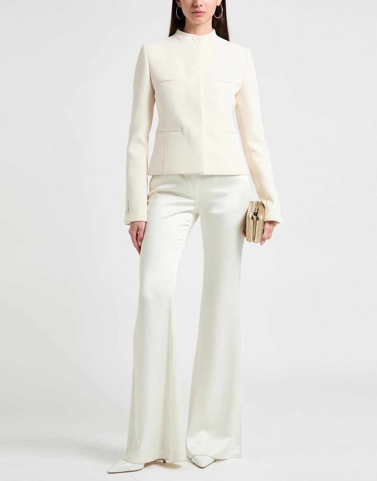 Courrèges Womens Jacket Ivory