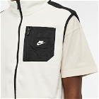 Nike Men's Polar Fleece Vest in Sail/Black