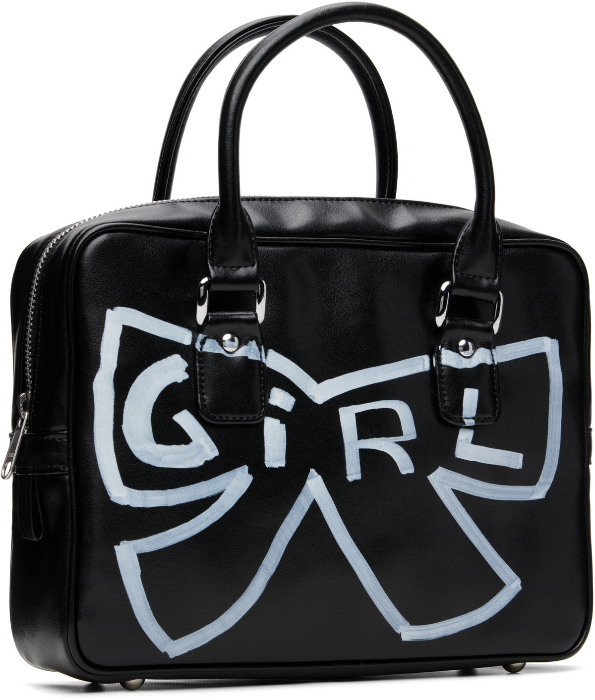 Comme des Garçons Girl Black Painted Bag