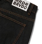 WHO DECIDES WAR by Ev Bravado - Distressed Denim Jeans - Black