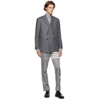 Thom Browne Grey Wool Sack Blazer