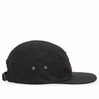 Maharishi Men's Embroidered 5 Panel Cap in Black 