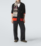 Loewe x Louis Wain mohair-blend cardigan