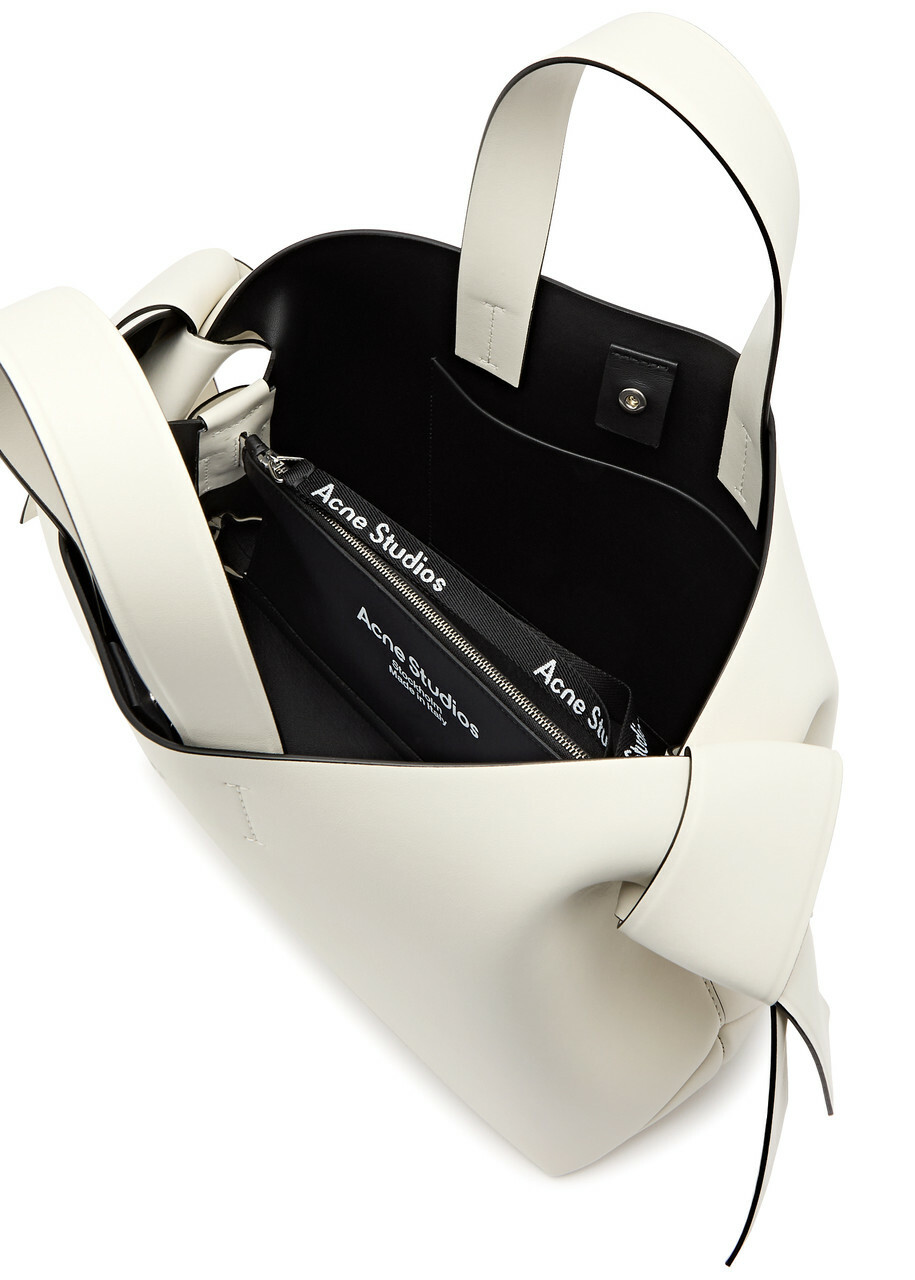 Acne Studios Musubi Leather Tote - White - One Size Acne Studios