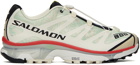 Salomon White & Beige XT-4 OG Sneakers