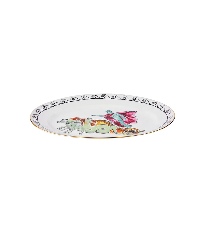 Photo: Ginori 1735 x Luke Edward Hall Il Viaggio di Nettuno porcelain platter