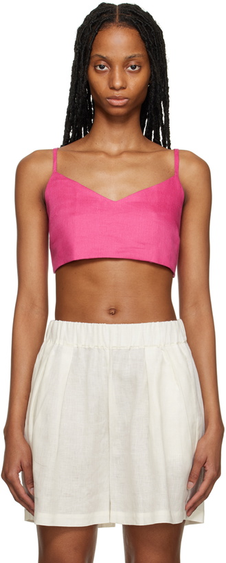 Photo: ASCENO Pink Ezra Tank Top