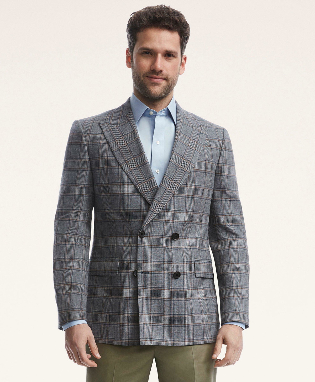 Brooks brothers clearance double breasted suits