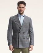 Brooks Brothers Men's Regent Regular-Fit Double-Breasted Sport Coat | Blue/Grey