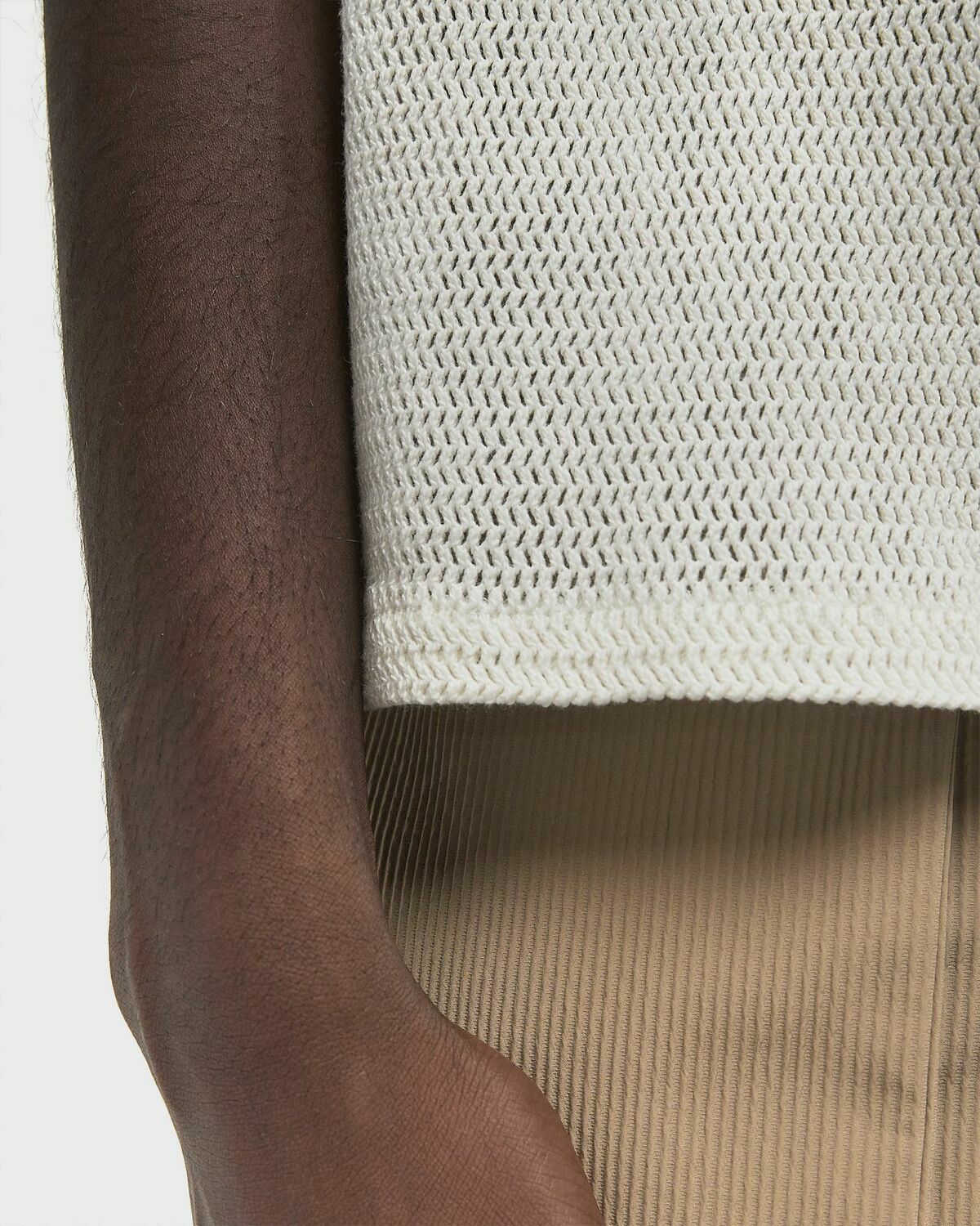 WOOLRICH MESH TANK Beige Mens Shortsleeves/Tank Top