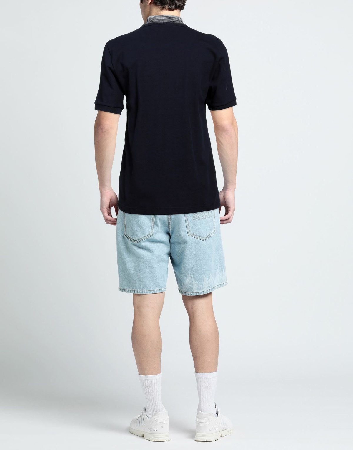 Missoni Mens Polo shirt Midnight in Blue