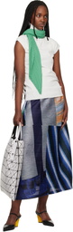 PLEATS PLEASE ISSEY MIYAKE Green March Monthly Scarf