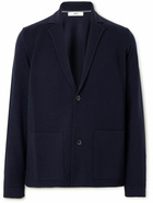 Mr P. - Knitted Merino Wool Blazer - Blue