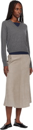 arch4 Gray Boston V-Neck Sweater