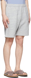 Acne Studios Grey Polyester Shorts