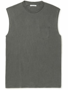 John Elliott - Reversed Rodeo Cotton-Jersey Tank Top - Gray