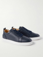 Christian Louboutin - Rantulow Full-Grain Leather Sneakers - Blue
