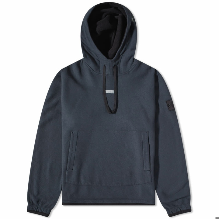 Photo: Stone Island Shadow Project Men's Printed Popover Hoody in Black