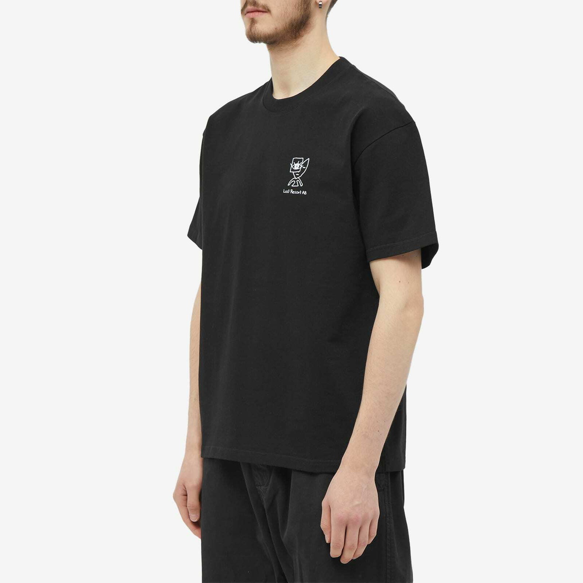 Last Resort AB Men's LRAB Milic T-Shirt in Black