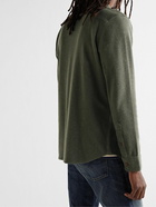 Faherty - Alpine Stretch-Cotton Jersey Shirt - Green