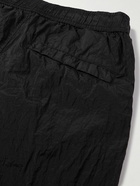 Stone Island - Straight-Leg Logo-Appliquéd ECONYL® Nylon Metal Bermuda Shorts - Black