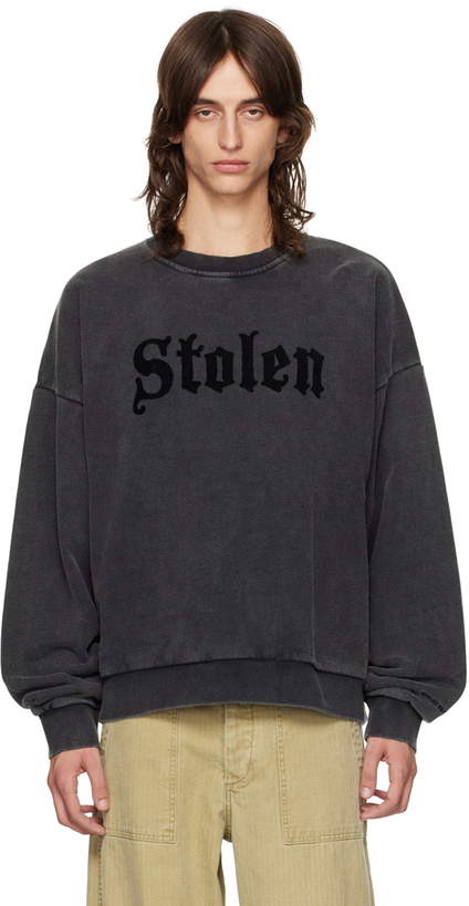 Photo: Stolen Girlfriends Club Black Velvet Underground Sweatshirt