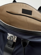 FPM Milano - Butterfly Leather-Trimmed Nylon Duffle Bag