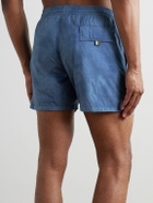 Canali - Straight-Leg Mid-Length Swim Shorts - Blue