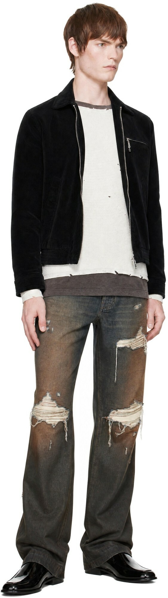 Second/Layer Black Loco Dice Jacket