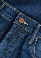 Mother The Rascal Skimp Slim Tapered-leg Stretch-denim Jeans Indigo