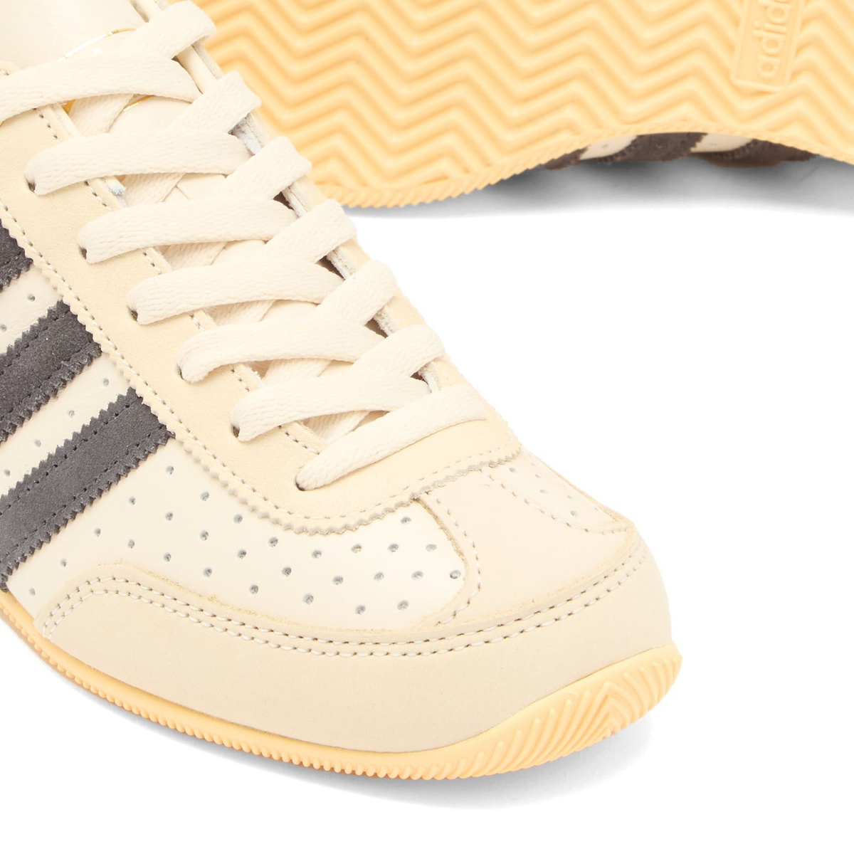 Adidas Women's Japan Decon Sneakers in Cream White/Utility Black/Orange Tint