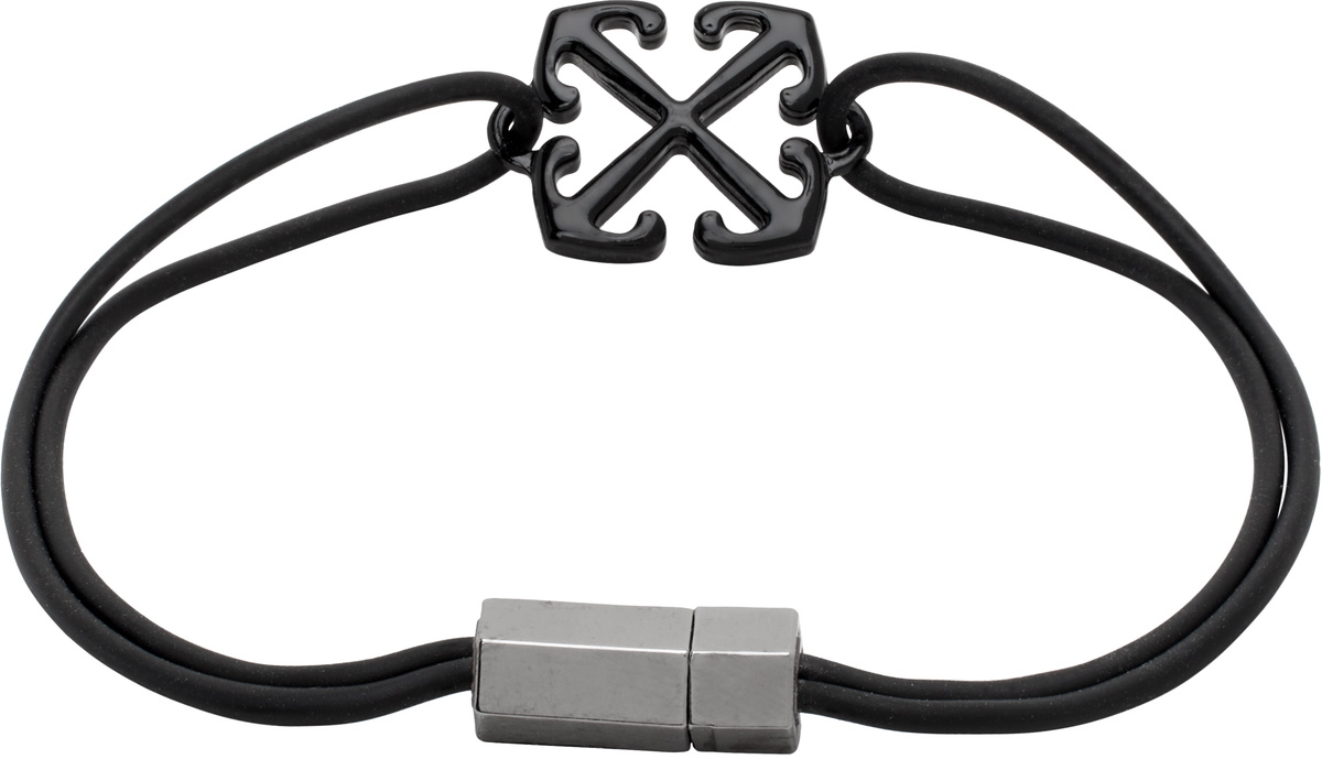Off-White Black Arrow Rubber Bracelet