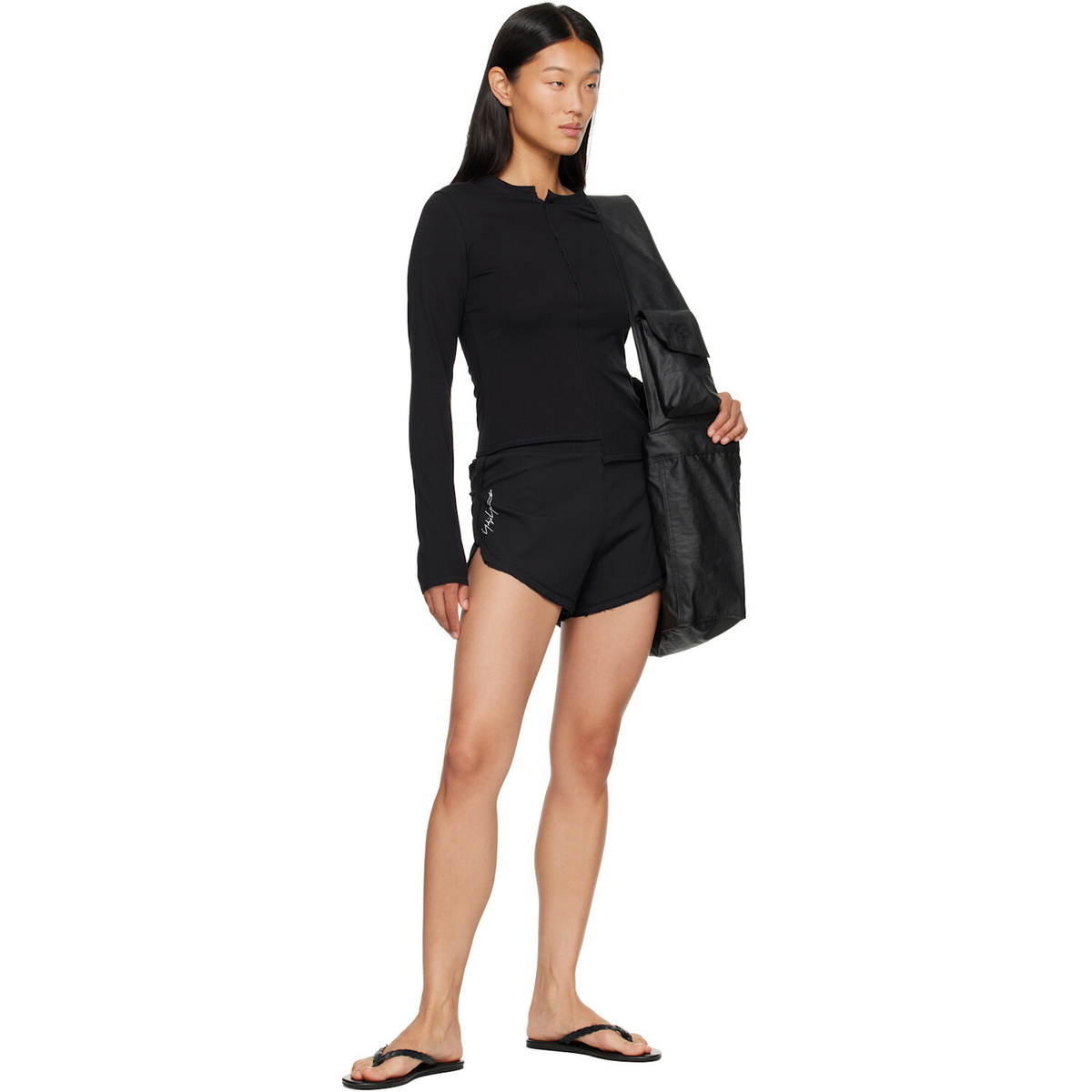 Y-3 Black 'Y-3 Running' Shorts